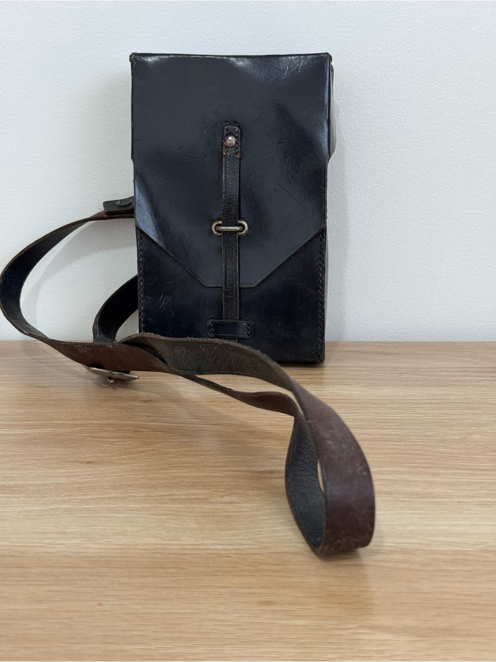 Vintage Leather Military Magazine Pouch / Crossbody Bag – MP28 Style